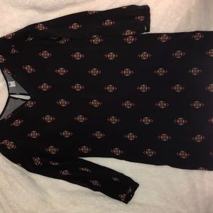 short black printed dress